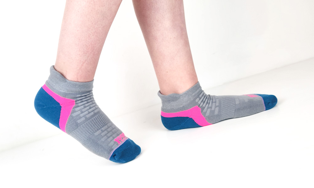 1000 mile socks beig worn- review from West Wales Family Life