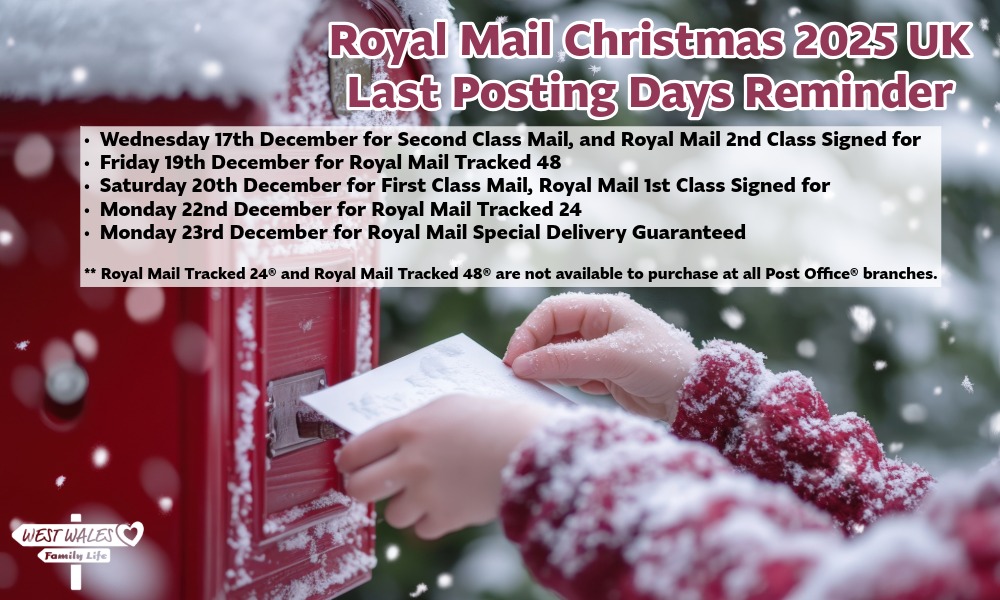 2025 Royal Mail Last Posting Dates Christmas