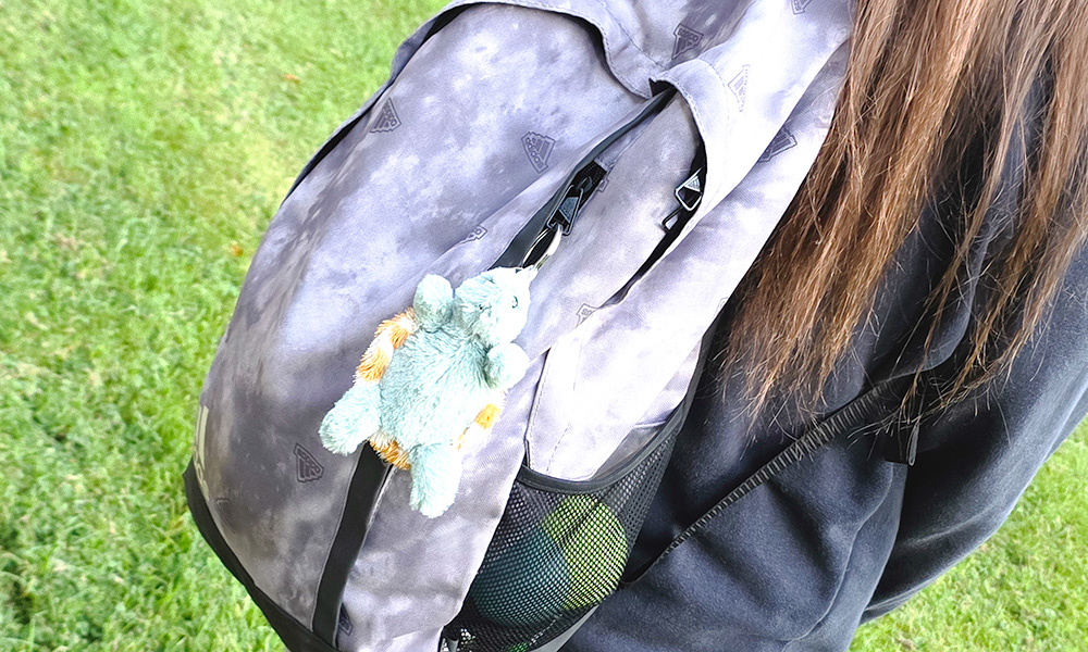 Warmies Turtle Keyring on School Bags