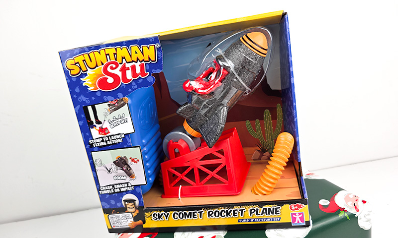Stuntman Stu Sky Comet Rocket Plane Playset