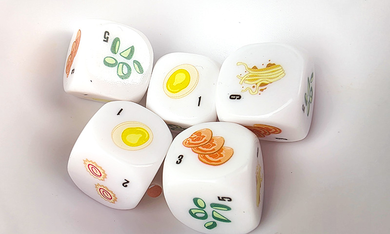 Special Edition Yahtzee Naruto Shippuden dices