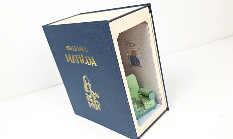 BYO Matilda Book Nook pieces fully