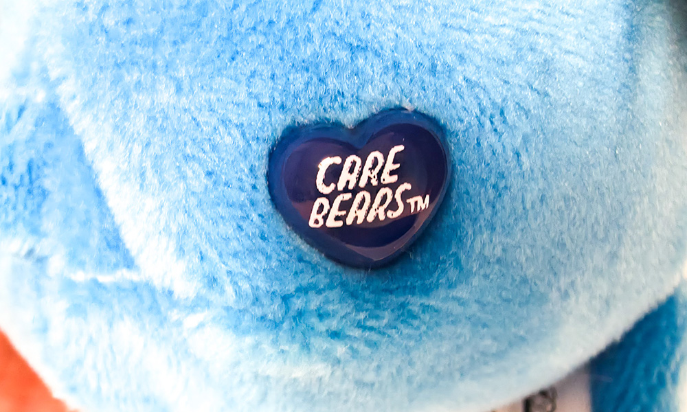 Care Bears x Harry Potter care bear heart detail on bear reverse
