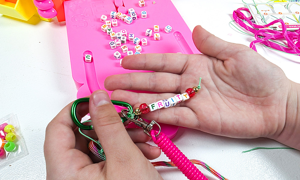 Style 4 Ever DIY Keychain Factory Set finished cherry keychain 