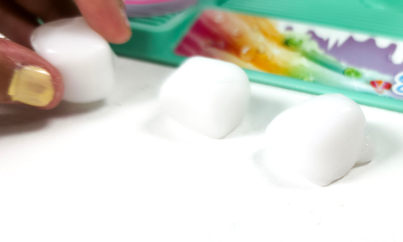 Making the slime into cubes