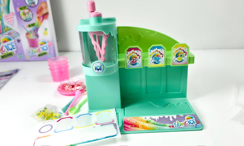 All stickers in place on So Slime machine