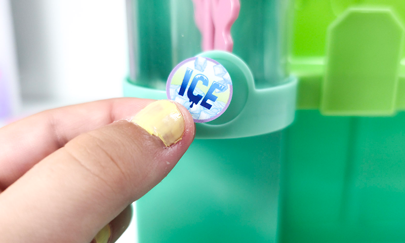 Sticking on stickers