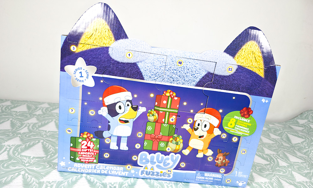 Bluey Fuzzies 2026 Advent Calendar box