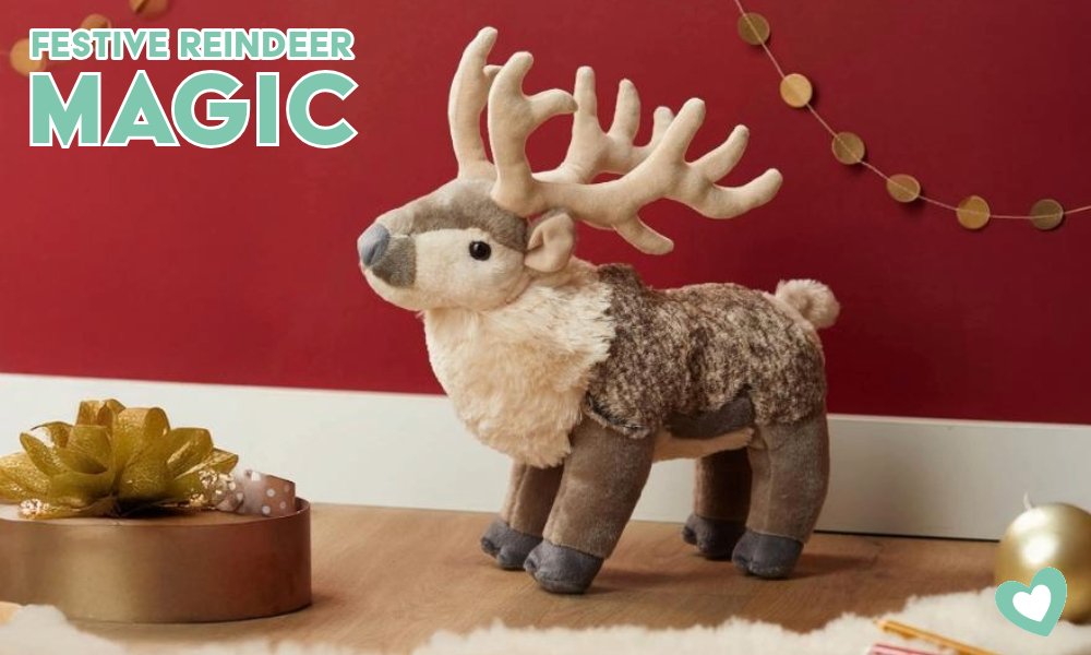 COMPETITION WIN a Wild Republic Plush Reindeer Soft Cuddly Toy 2
