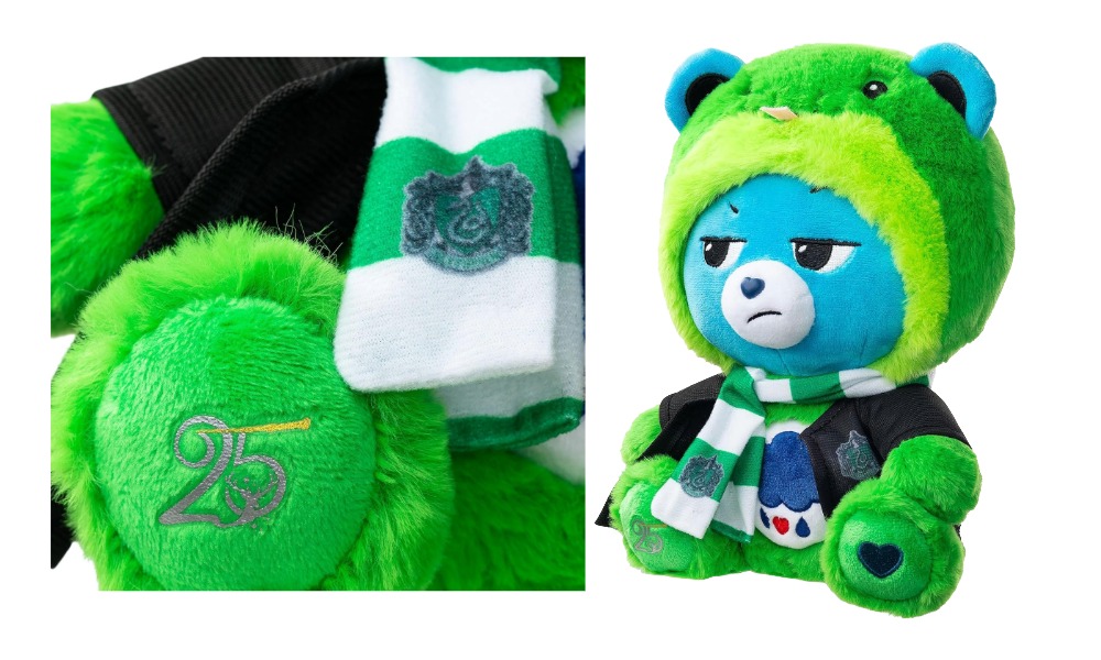 Care Bears x Harry Potter Slytherin Grumpy Bear (30cm Hoodie Plush)