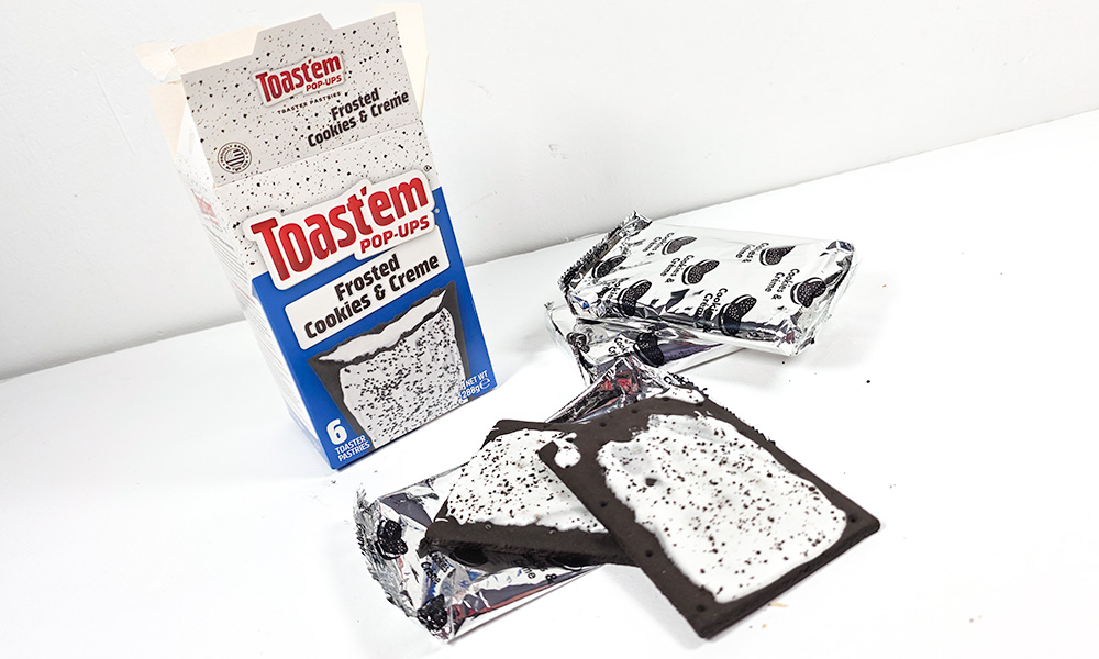 Cookies and creme Toast'ems Pop Ups