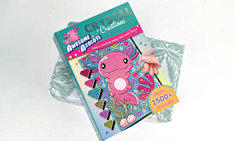 Crystal Creations Mini Awesome Axolotl