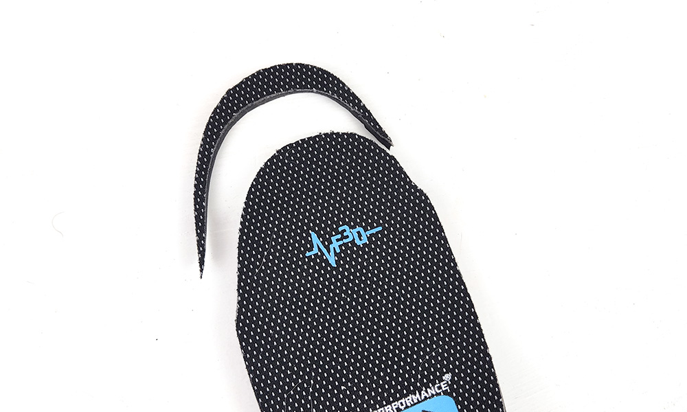 example of Thousand mile sports insole being cut
