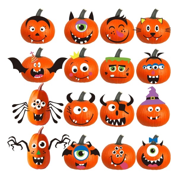FINGOOO Foam Pumpkin Decorations (32 Pieces)