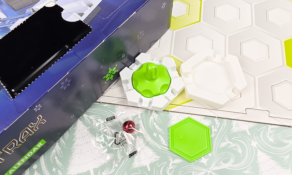 GraviTrax Advent Calendar behind door