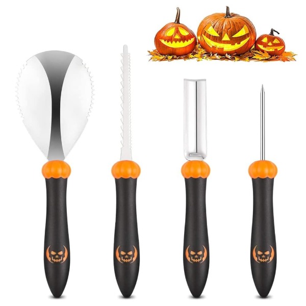 Halloween Book Guide 2DOJoykey Pumpkin Carving 4-Piece Set025-11
