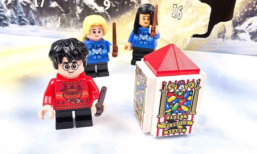 Harry Potter LEGO Advent Calendar up close