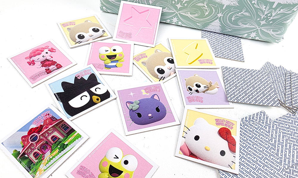 Hello Kitty Mini Memory up close