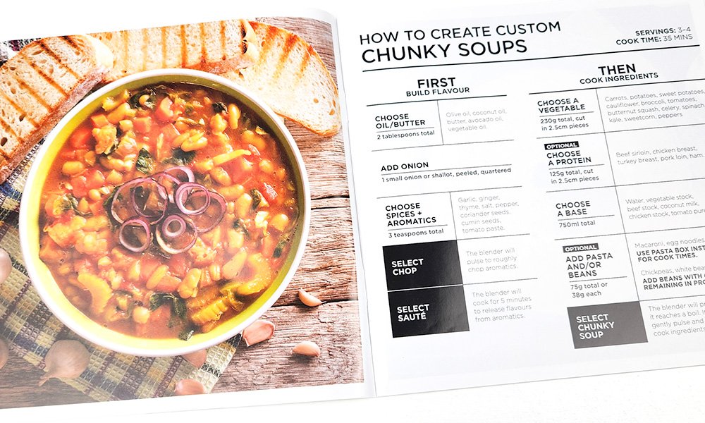 Inside Ninja blender and soup maker recipes