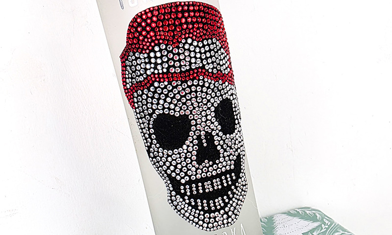 Iordanov Limited Edition Santa Skull Vodka up close