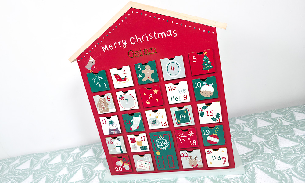 My 1st Years Personalised Wooden Advent Calendar