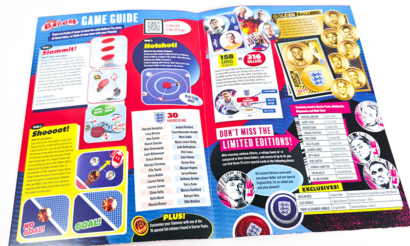 Panini Ballers England Edition Guide