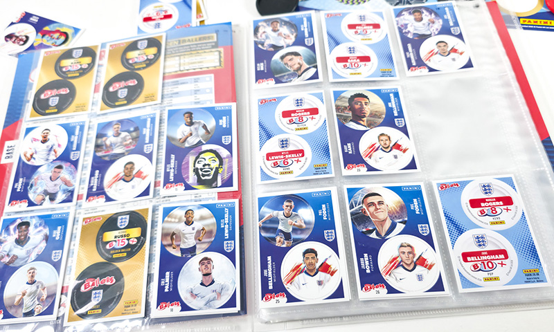 Panini Ballers England Edition card collection
