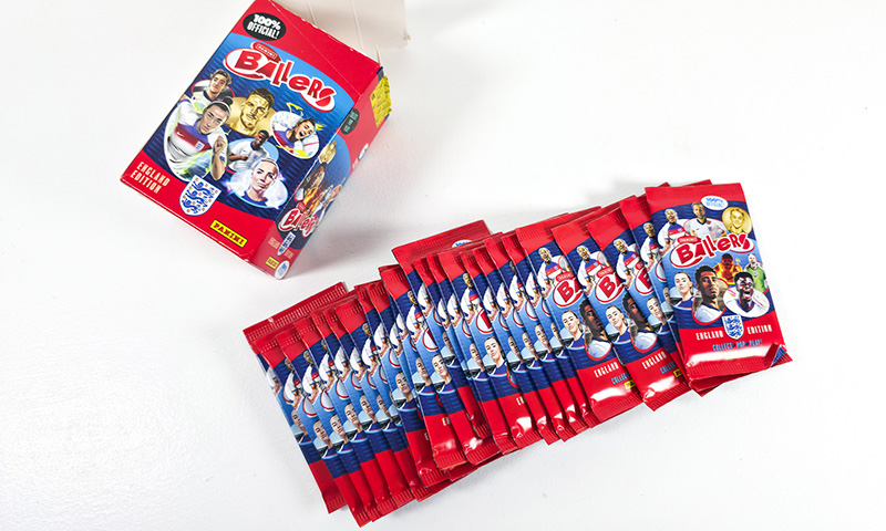 Panini Ballers England Edition card packets