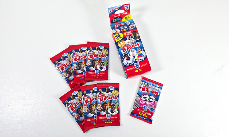 Panini Ballers England Edition packets