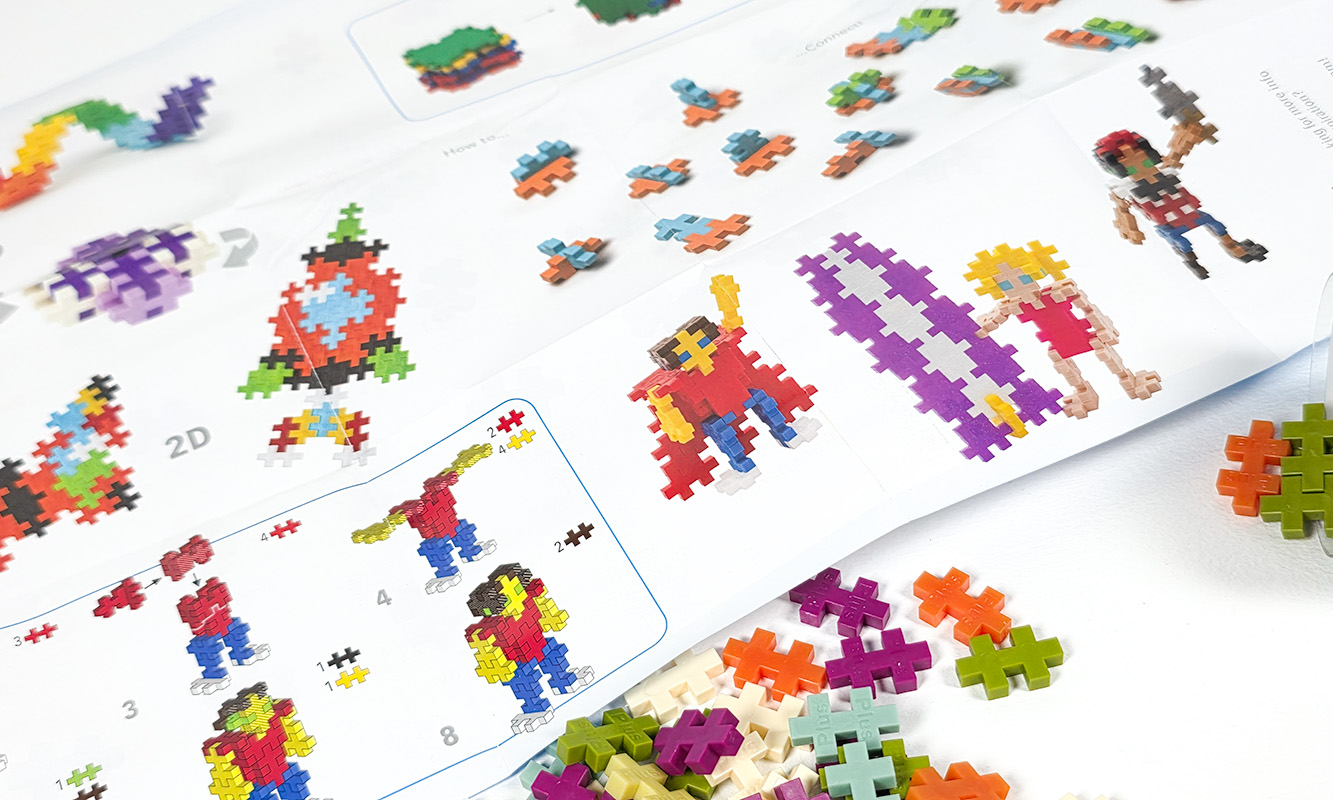 Plus-Plus Botanica Mix STEM Toy Instruction Booklet