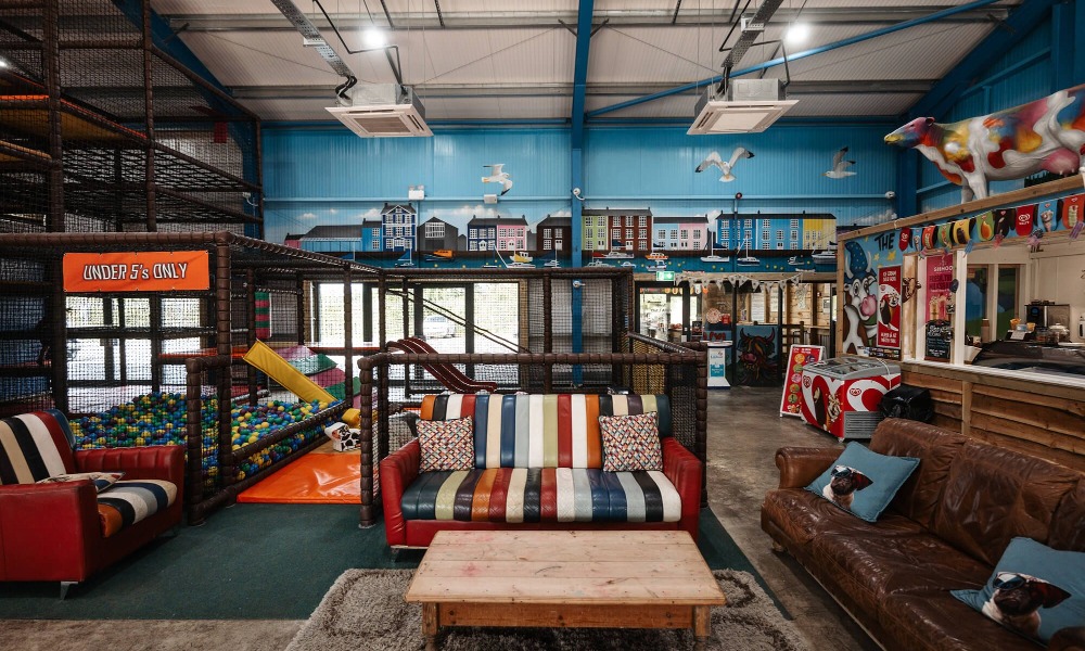 SOFT PLAY IN CEREDIGION Moody Calf Play Barn and Trampoline Park