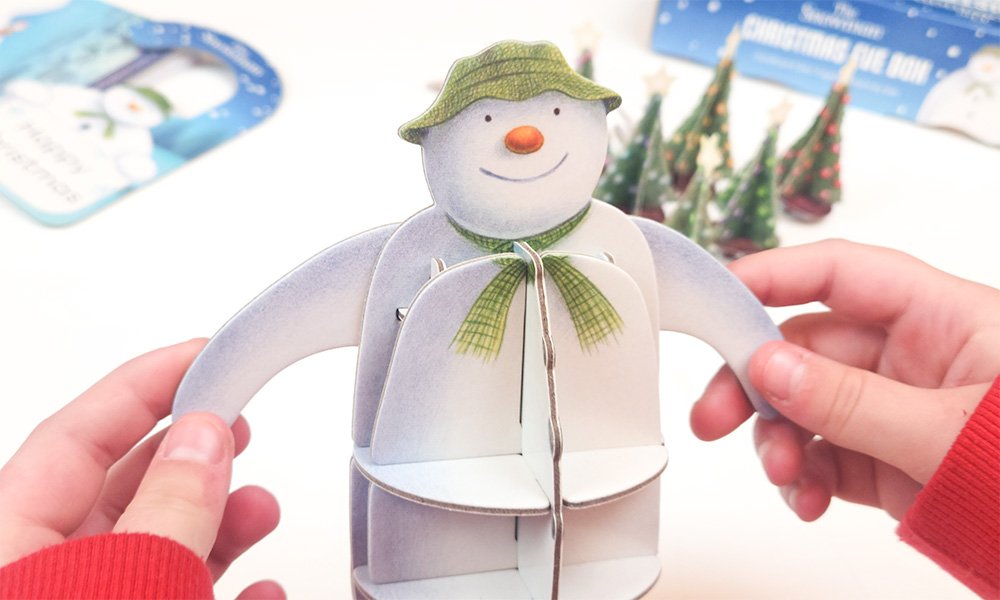 Snowman moving arms