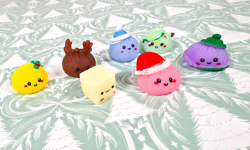 Squishy Dumplings from inside the advent calendar