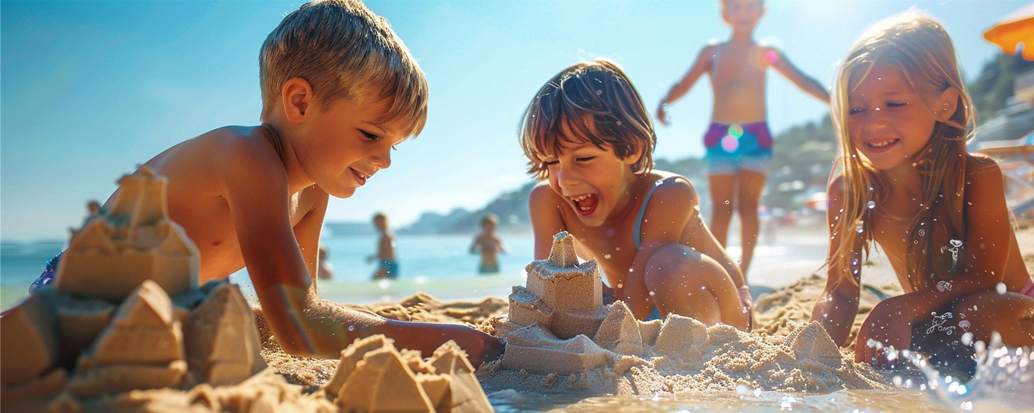 Family Life at Summertime in West Wales