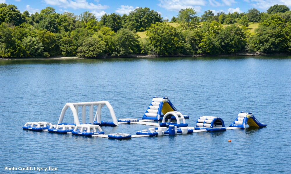 The Aqua Park at Llys-y-frân