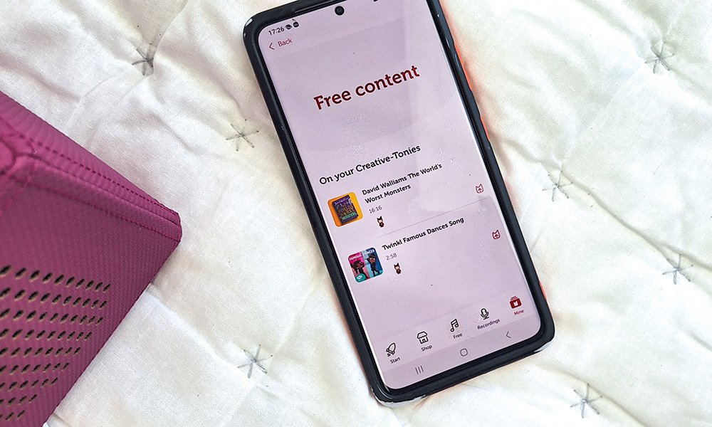 Tonie App Free Content Screen