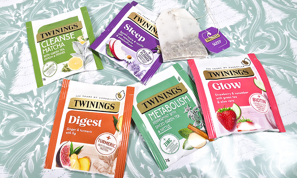 Twinning Tea bags and one open