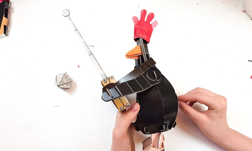 feathers using control panel