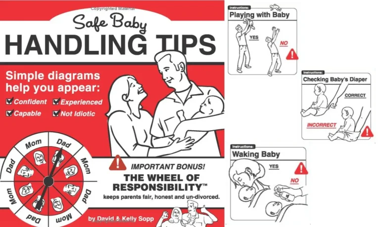 Have you Seen this Funny Safe Baby Handling Tips Book? - West Wales ...