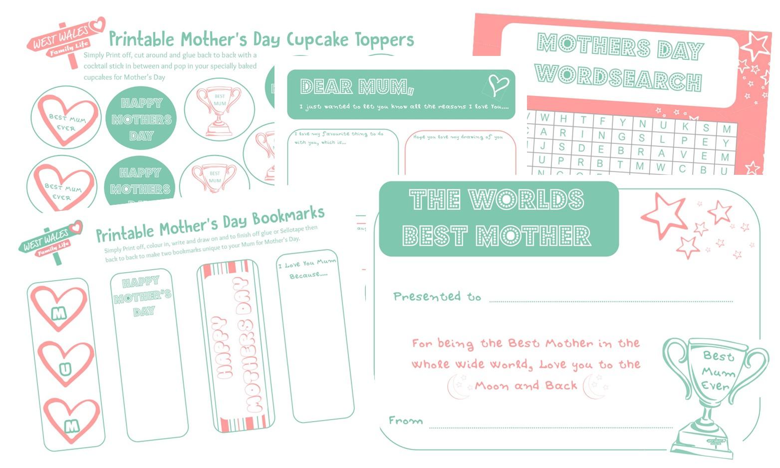 Free Mother’s Day Printables