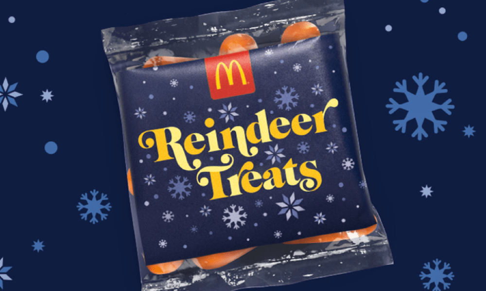 Get Free Bag of Reindeer Treats Today from McDonald’s and Create your Reindeer Own Video