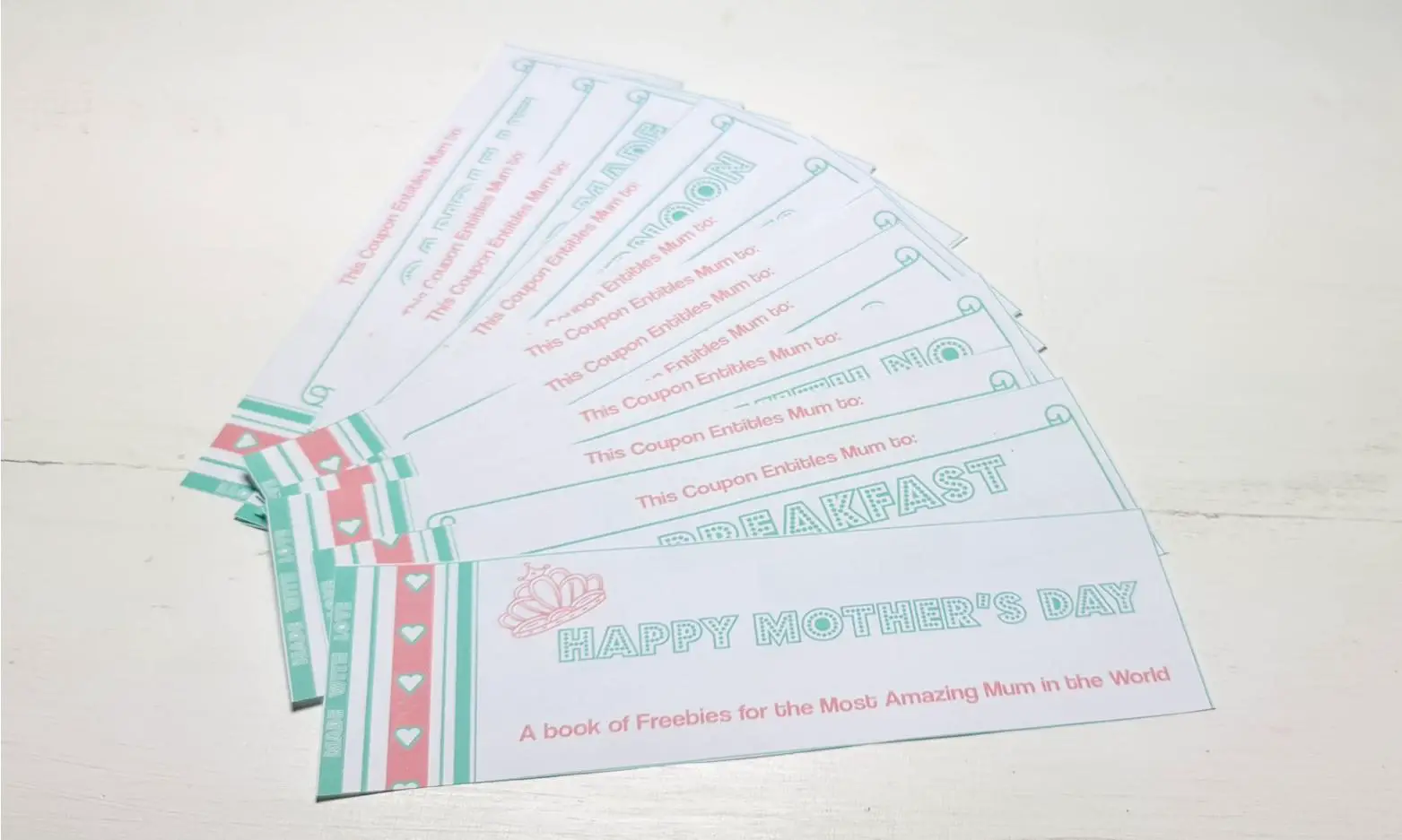 LATEST NEWS Mothers Day Printable Coupon Book Up Close 2