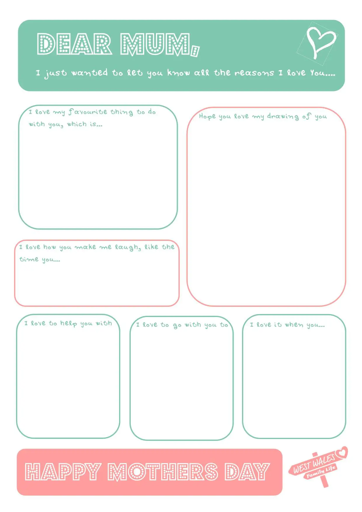 Mothers Day Printable Appreciate Poster