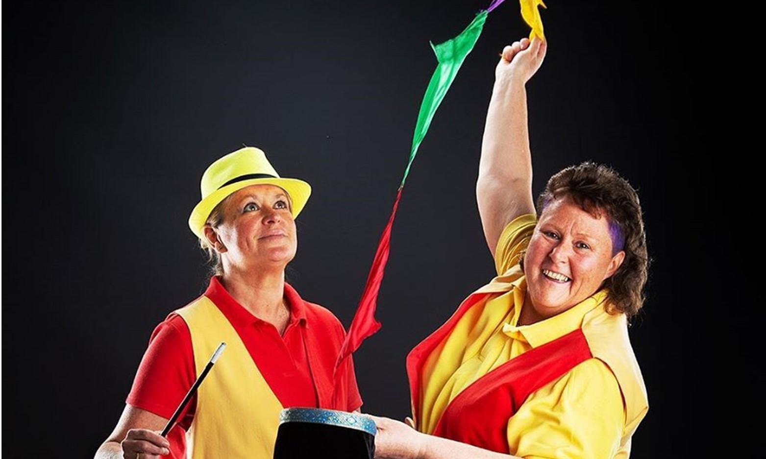 Kelly and Debbie Entertainment Explosion UK