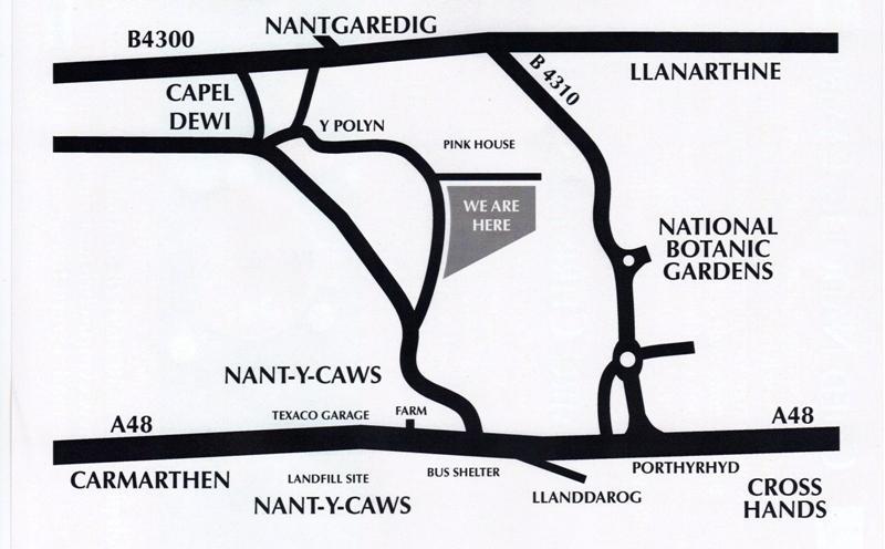 Directions to Cymru Christmas Trees