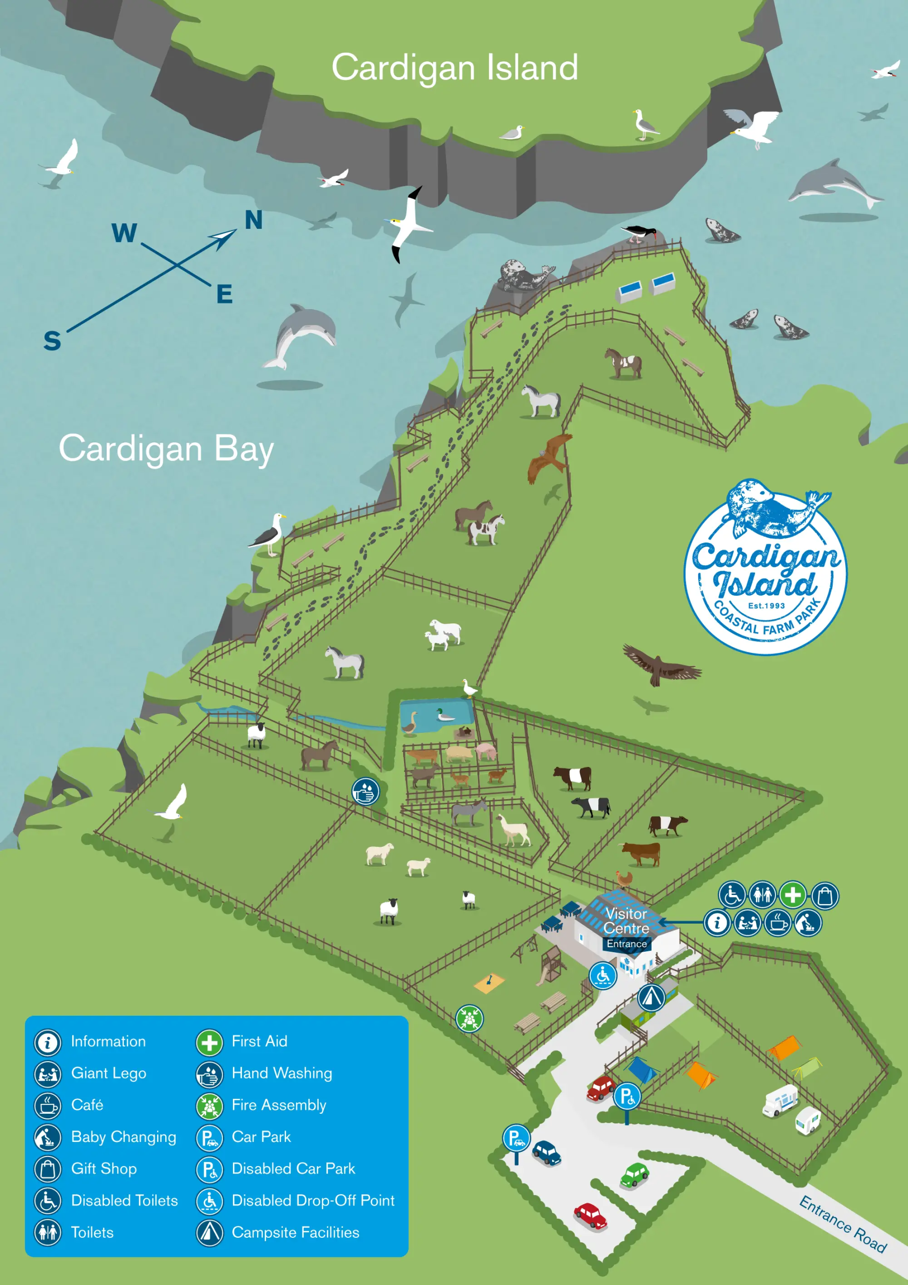 cardigan island map