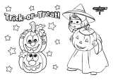 West Wales Family Life Halloween Colouring Sheet printable